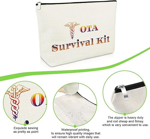 Miniatura 3 de Bolsa de maquillaje para terapeuta ocupacional, regalo de asistente de terapeuta ocupacional, bolsa de cosméticos de agradecimiento para graduación,