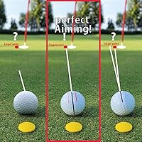 Vista 2 de 360-Degree Golf Ball Marker Alignment Tool Kit with 3-Color Pens and Gift Box.