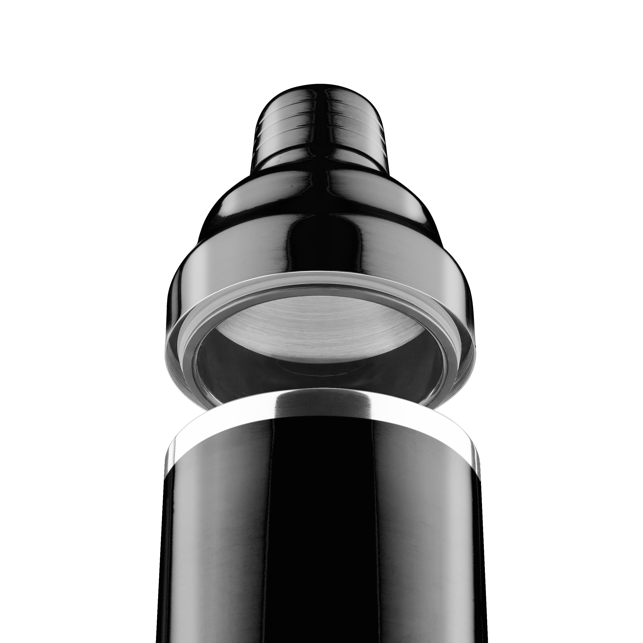 Gin 42 | Set shaker da cocktail in acciaio inox nero | Design unico