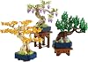 LEGO Botanicals Mini Bonsai Trees 10373 – Plant Enthusiast Decorative Plant Model Consisting of Ginkgo, Wisteria and Black Pine Trees for Adults, Creative Gift Idea (709 Pieces)