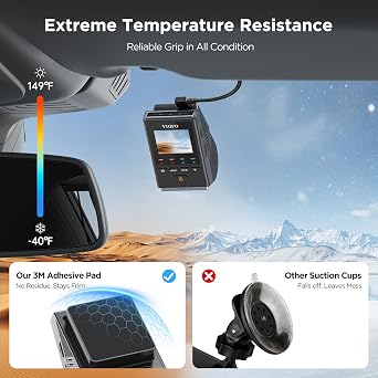 VIOFO Adhesive Pads 2 Pcs for A119M Pro / A119 Mini 2 Front Dash Camera