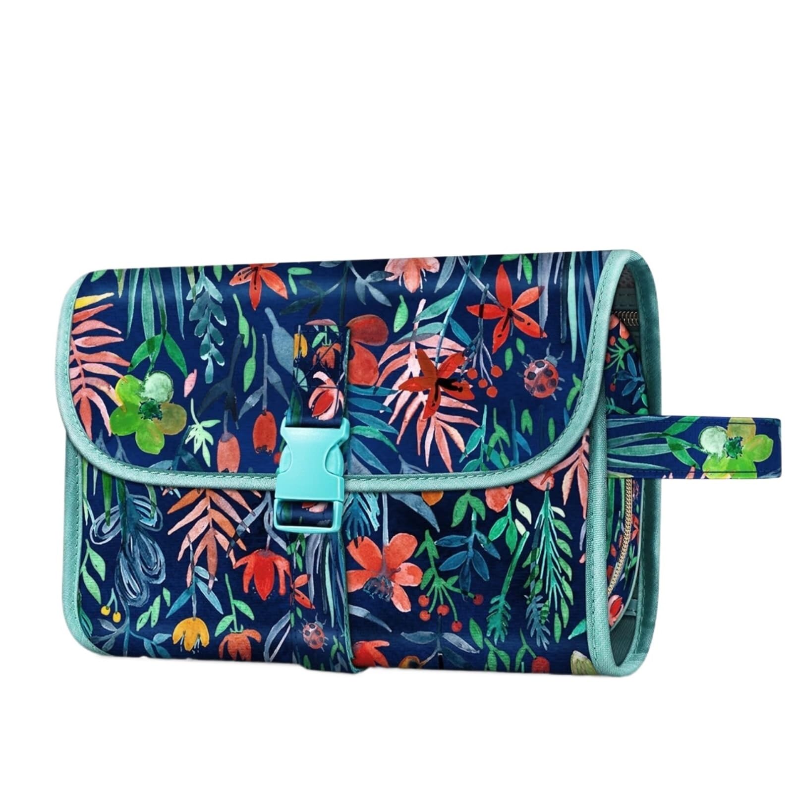 Kosmetiktasche Damen Tragbare Toilettenartikel-Kosmetik-Reisetasche, wasserdichte Hängende Kosmetik-Aufbewahrungstasche Kulturbeutel