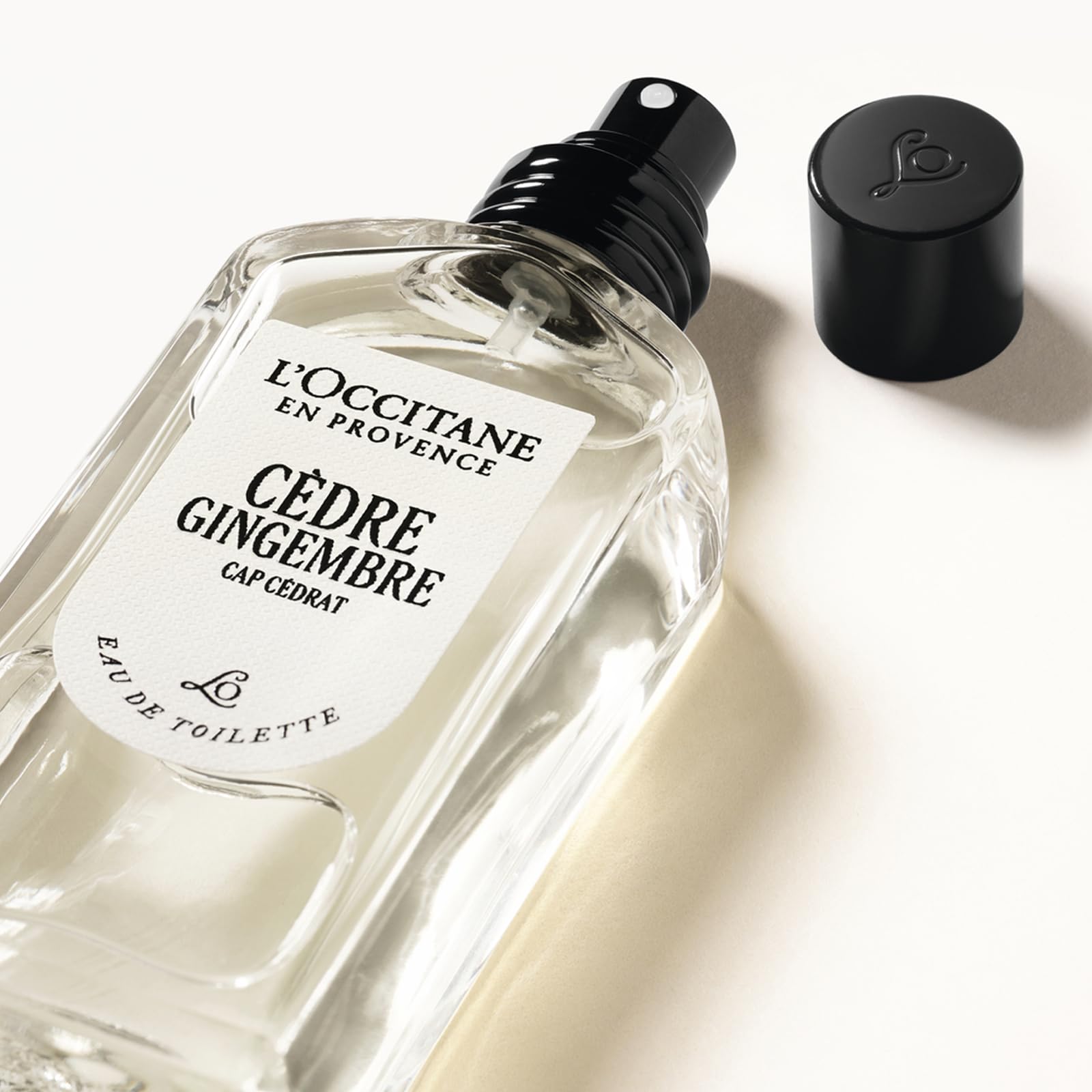 L'OCCITANE - Eau de Toilette Cèdre Gingembre - 50 ml | Aquatische, mentholierte und würzige Noten - Akkorde aus Minze, Gingembre und Zedernholz - Made in France