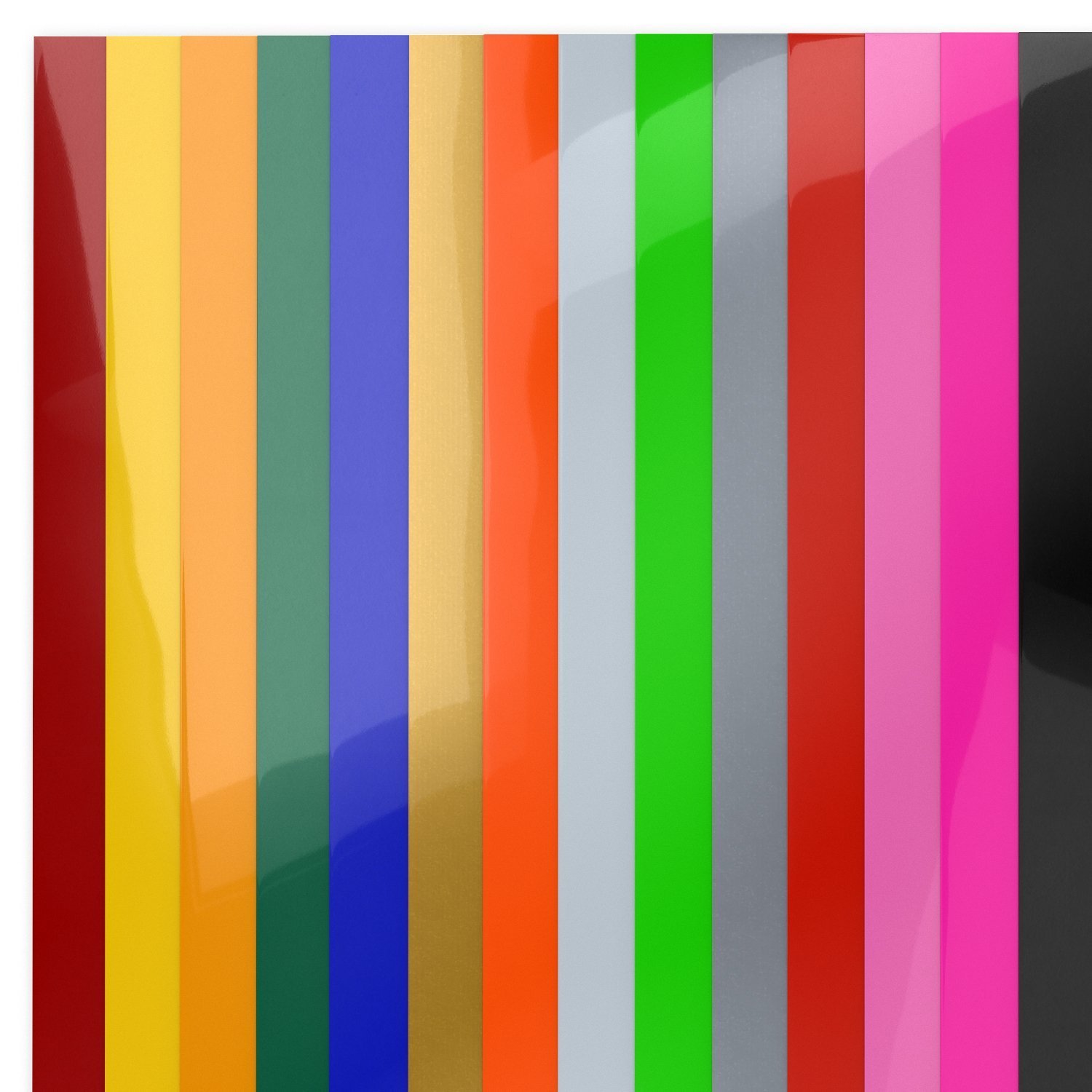 ARTEZA Wärmeübertragung Vinylfolie, 25.4 x 30.5cm (10 x 12 Zoll), Packung mit 14 Heat Transfer Vinylblättern, vielseitige Plotterfolie, Vinyl Papier für Hitzedruck-Transfer von Bügelbildern