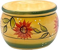 Vista 10 de ACK Tuscany Sonoma - Soporte para esponja de cerámica pintada a mano para fregadero de cocina, decoración de cocina