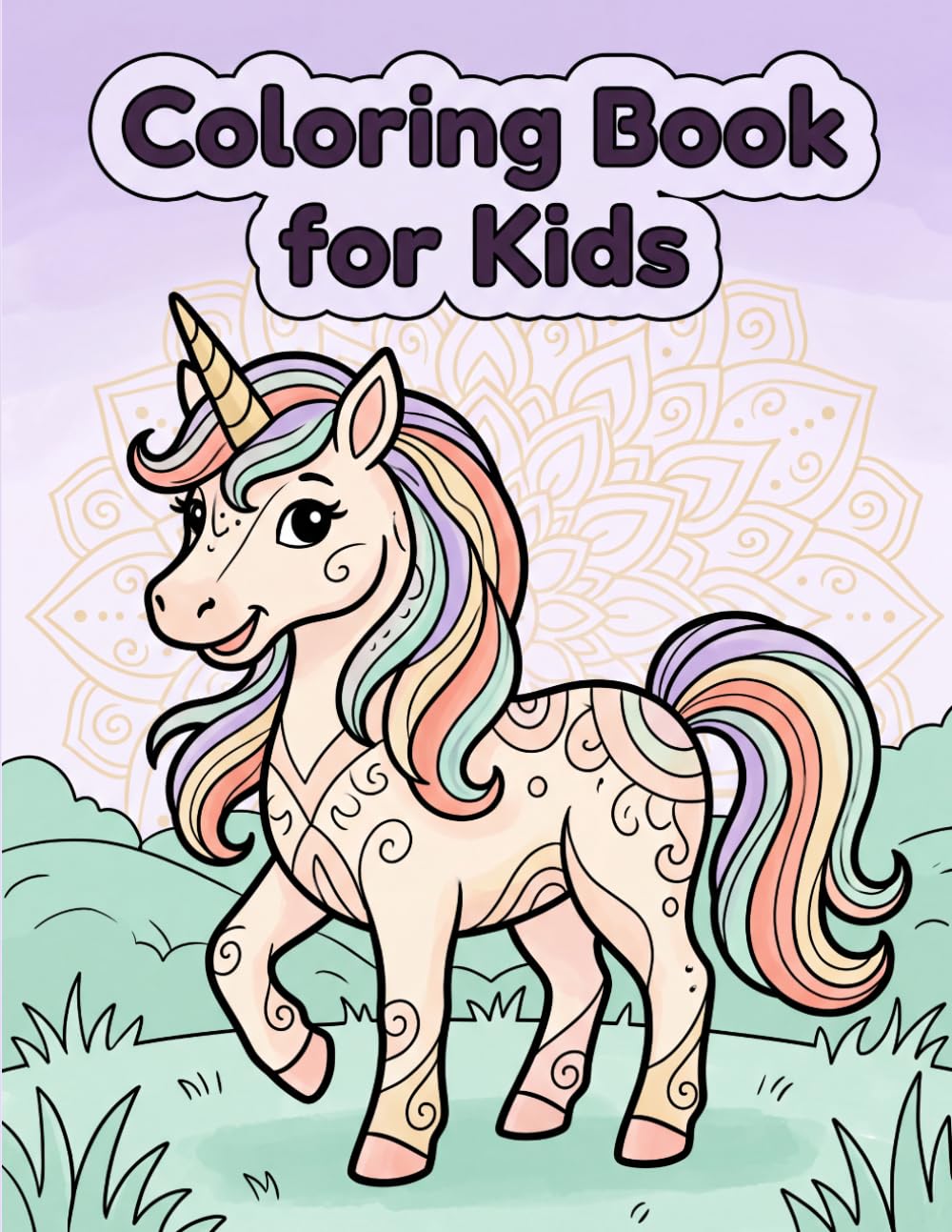Coloring Book for Kids: Unicorn Coloring Book for Girls Ages 4-7 with Cute Unicorn Adventures Fun Colouring Pages for Kids Who Love Unicorns