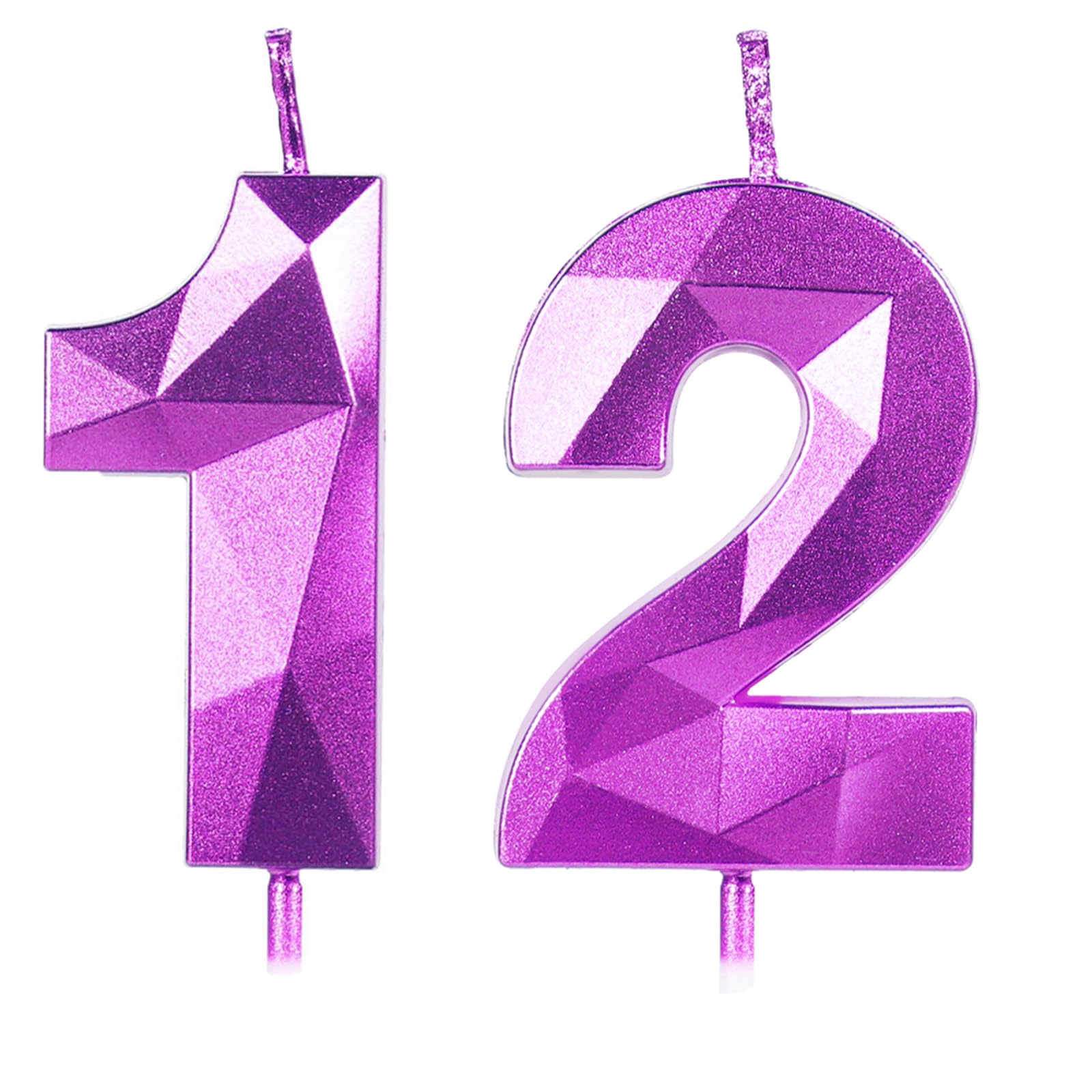Yiran 50th Birthday Candles, Gold Number 50 Happy Birthday Candles, Cake Topper Decorations for Birthday Party, Wedding Anniversary Celebration Supply — view 242