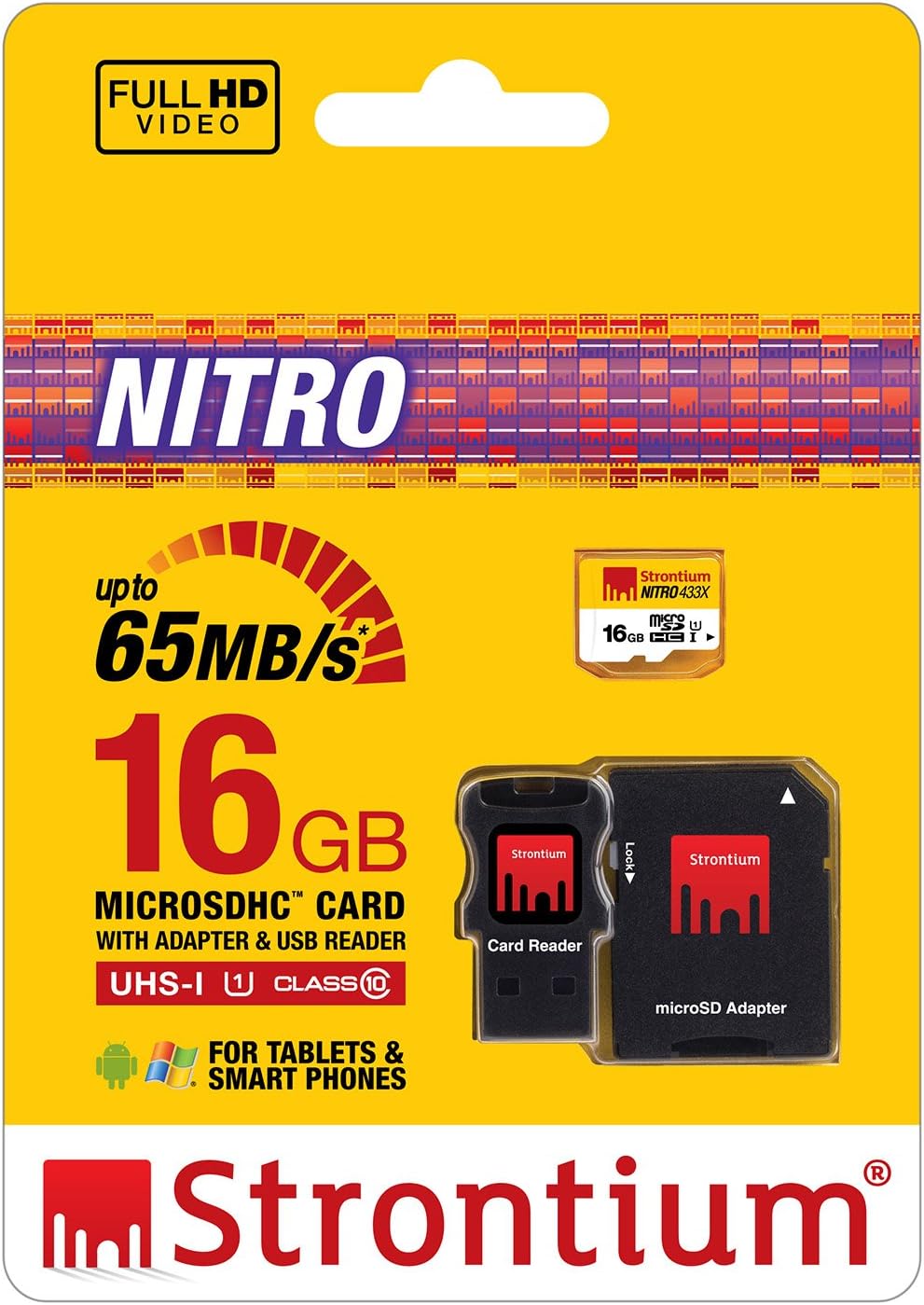 Strontium Nitro MicroSD 3in1 Card (SRN16GTFU1C)
