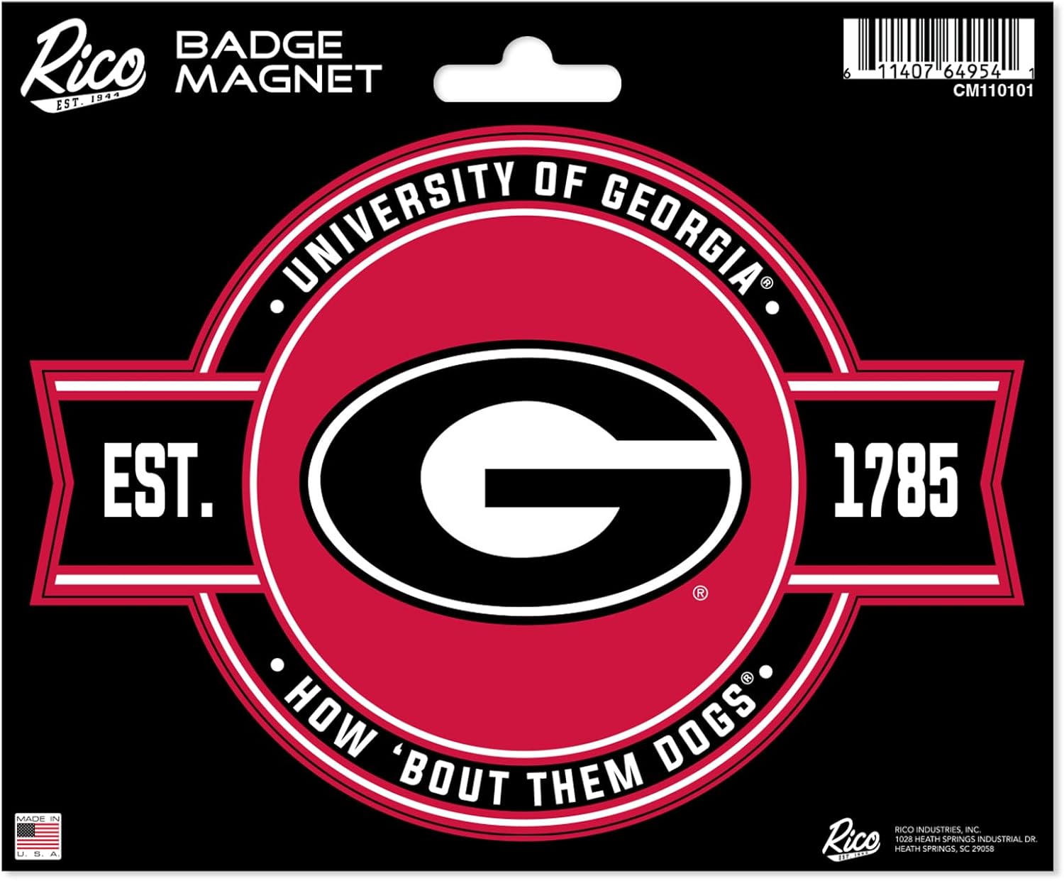 Rico Industries NCAA Standard Badge Magnet - for Car, Fridge