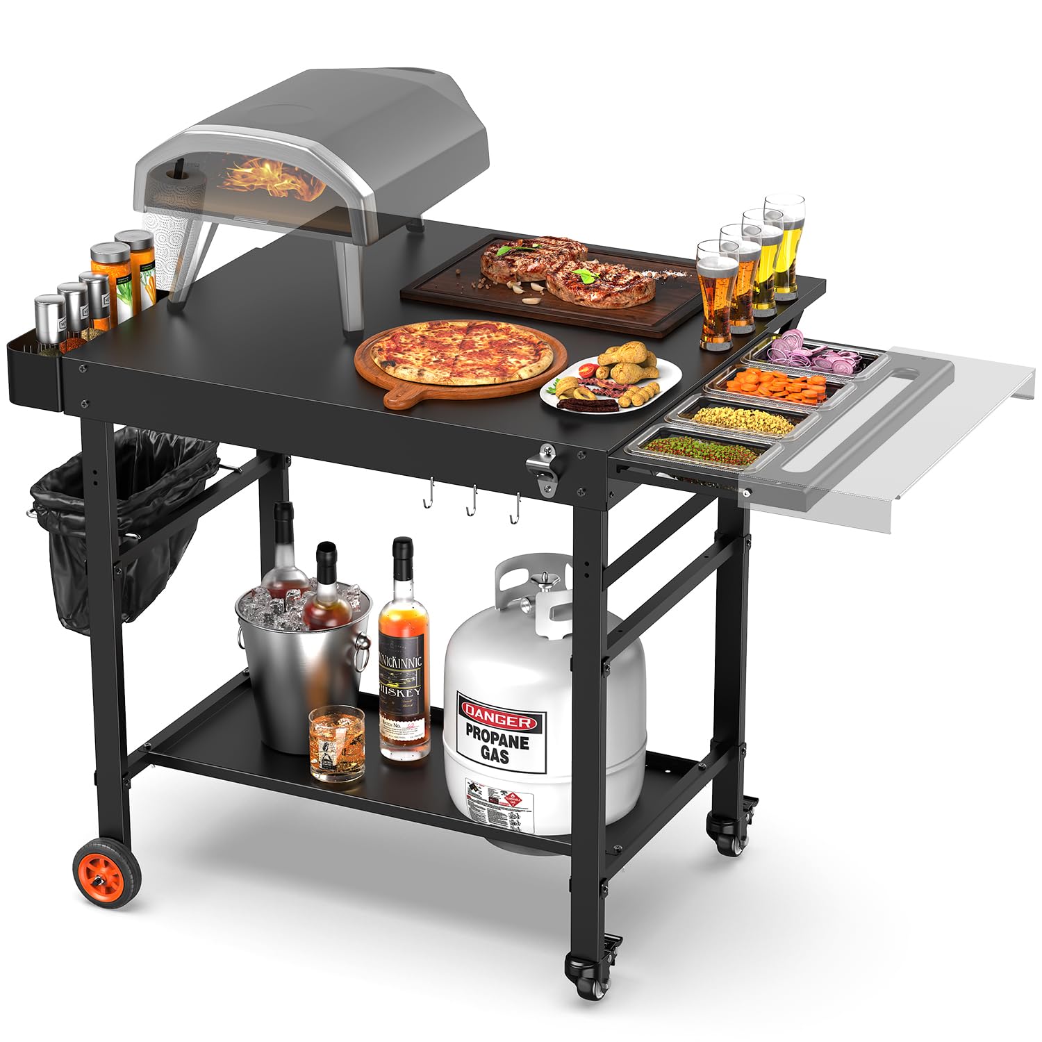 Amazon.com: AOKEMAi Grill Table for Pizza Ovens, Ninja Pizza Oven