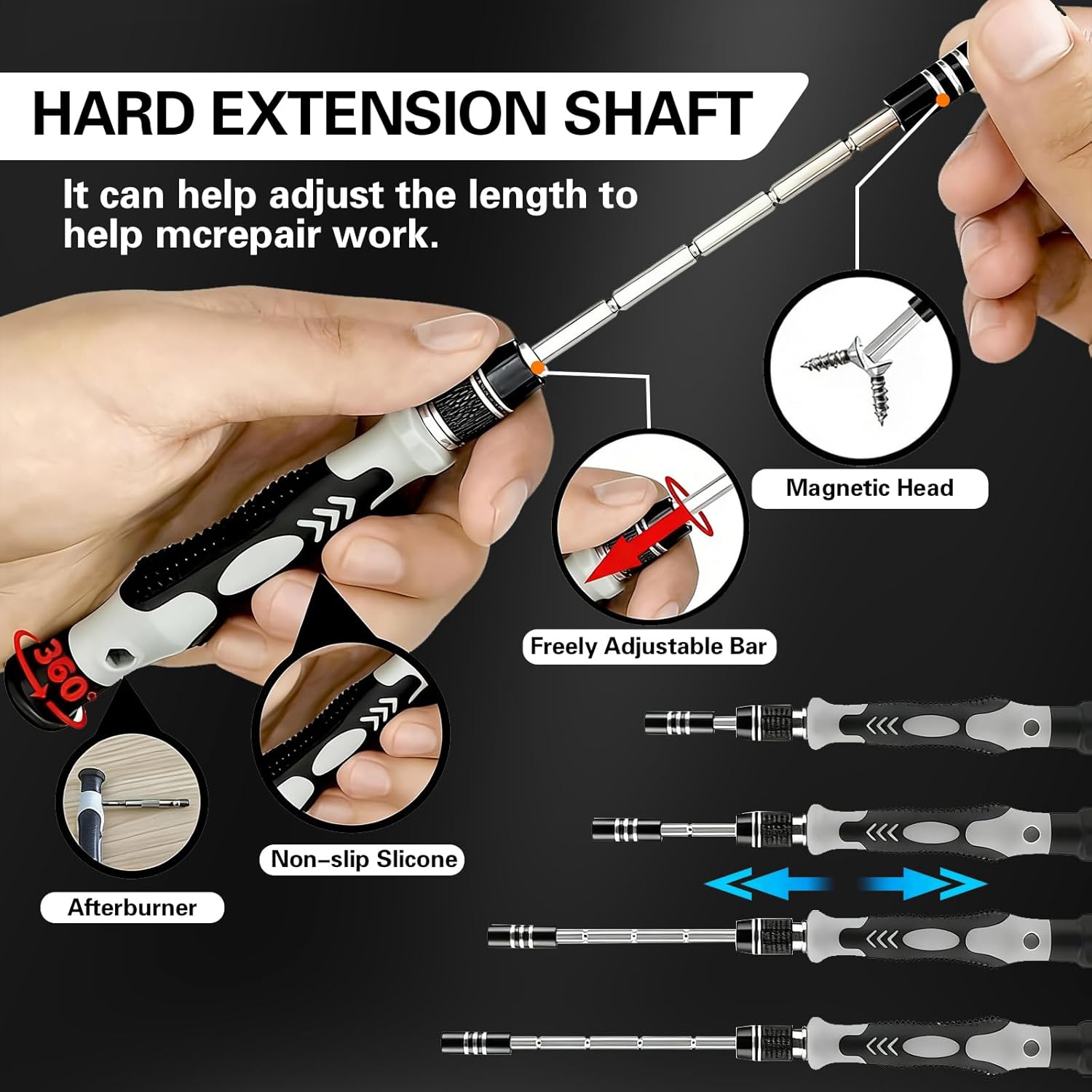 138 in 1 Precision Screwdriver Set, Professional Mini Magnetic Repair Tool Kit with Portable Case for Electronics, Smartphone, Computer, Laptop, Watch, PS5, PC, Camera & DIY Projects