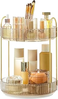 Organizador de maquillaje giratorio para enci...