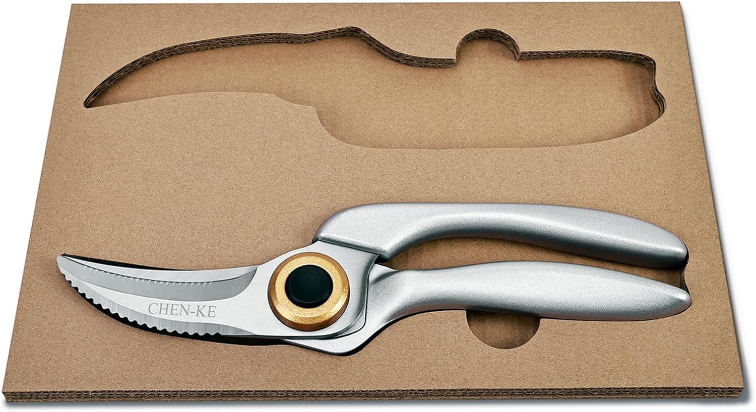 Multifunctional, Heavy-Duty, Large Kitchen Scissors with Non-Slip Handle and Auto Unlock Feature – Ideal for Cutting Meat, Poultry, Roasts, Turkey, and Fish – Essential Everyday Kitchen Tool.