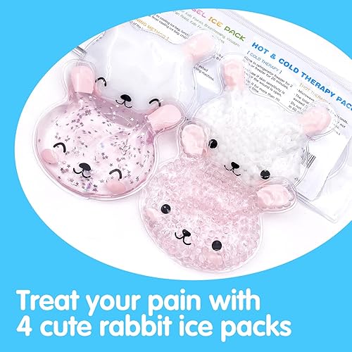 Miniatura 5 de 4 paquetes de hielo Boo Boo, paquete de hielo de gel reutilizable para niños, lindo paquete de hielo de gel para niños lesiones, lindo paquete de