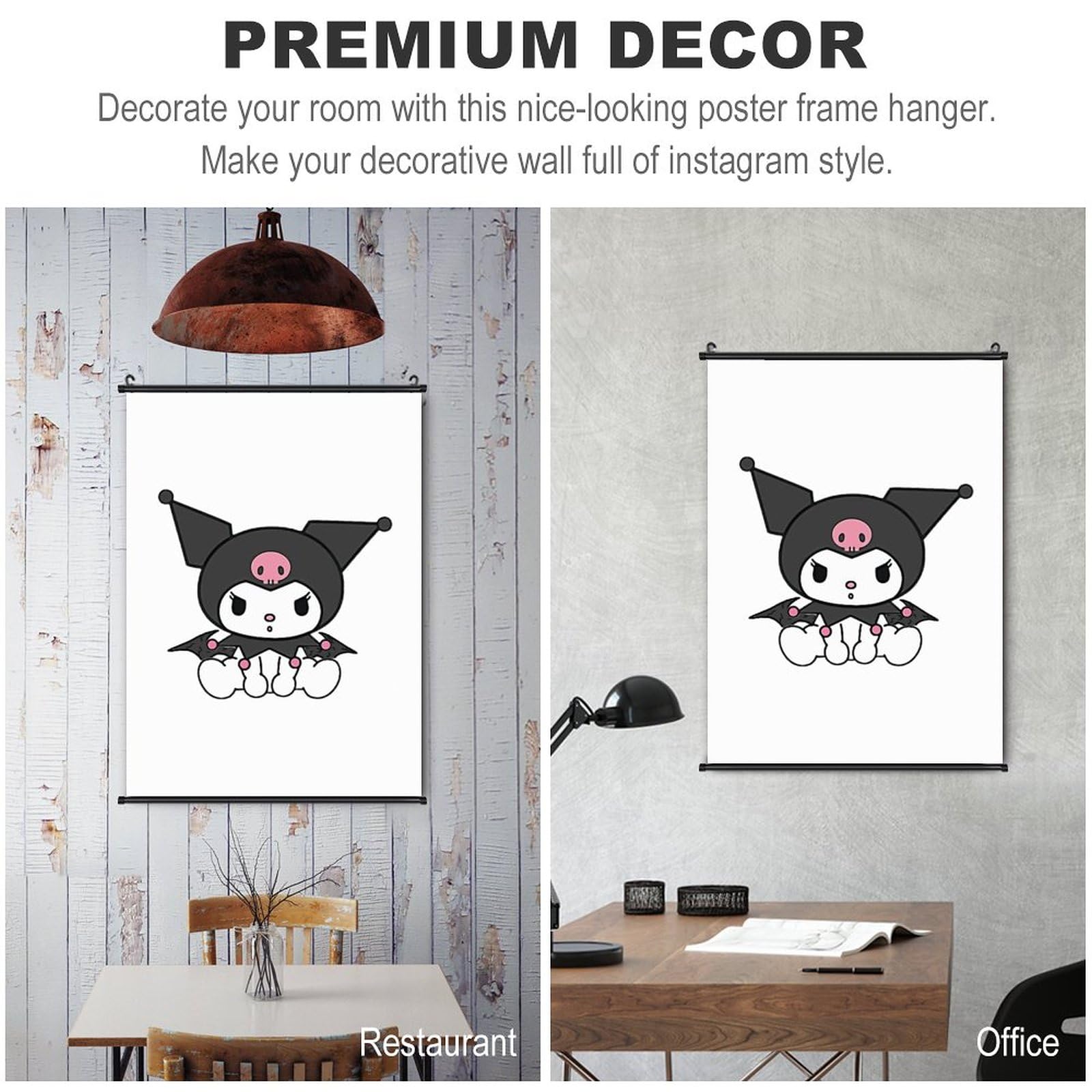 Amazon.co.jp: クロミ ちゃん 壁掛けポスター 壁掛け絵画 アート