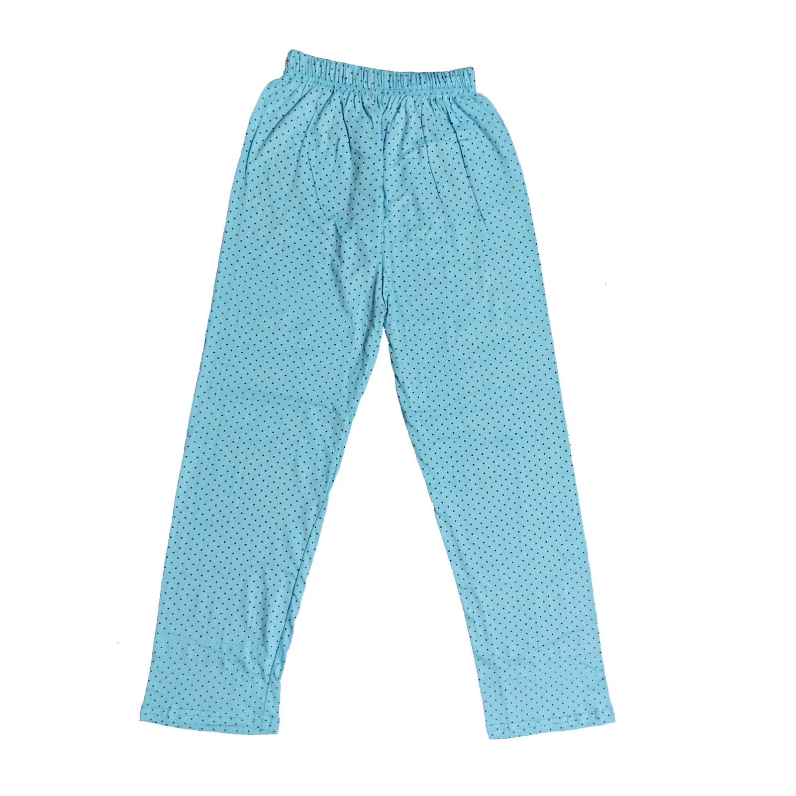 IndiCrafts Girls Cotton Polka Dot Printed Track Pants/Pyjamas(BMDPL-0406-P2-34, Multicolor, 9-10 Years) Pack of 2 2