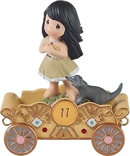 Precious Moments Disney Showcase Collection Age 11 Pocahontas Figurine - Ideal Birthday Gift for Girls, Part of Disney Birthday Parade Series