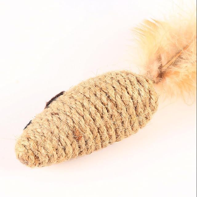 Foto 7 de 8 de Ratones de juguete para gatos,Juguetes para ratones de gato,Juguete pequeño para ratones y gatos con pluma