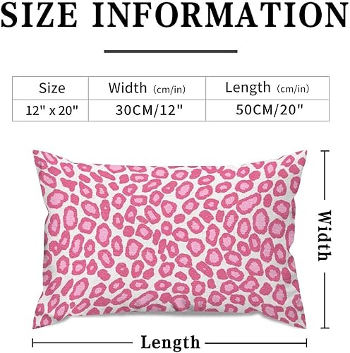 Vista 225 de Funda de cojín con estampado de guepardo rosa intenso, cojín cuadrado con estampado de animales fucsia, funda de almohada decorativa para el hogar