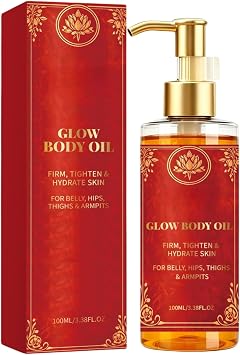 Glow Body Oil Firming Massage Oil,Moisturising Oil for Dry Skin