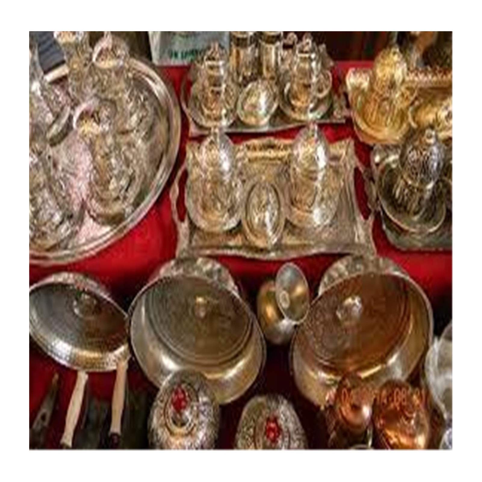 Set Tazzine caffè Set 2 - (9 Pezzi) di Rame o in grani tazzine Set (Color : Gold)