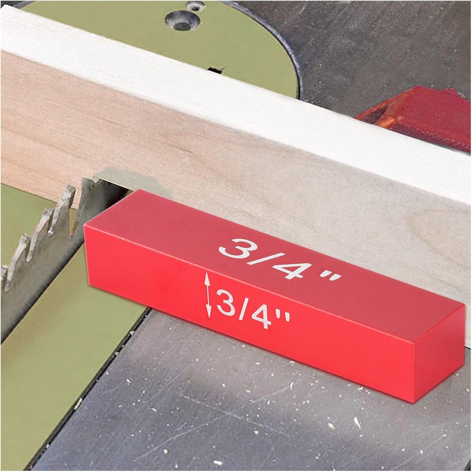 15Pcs Woodworking Precision Aluminum Height Gauge Set Setup Bars Gauge Block Set Precise Measurements(Blue)