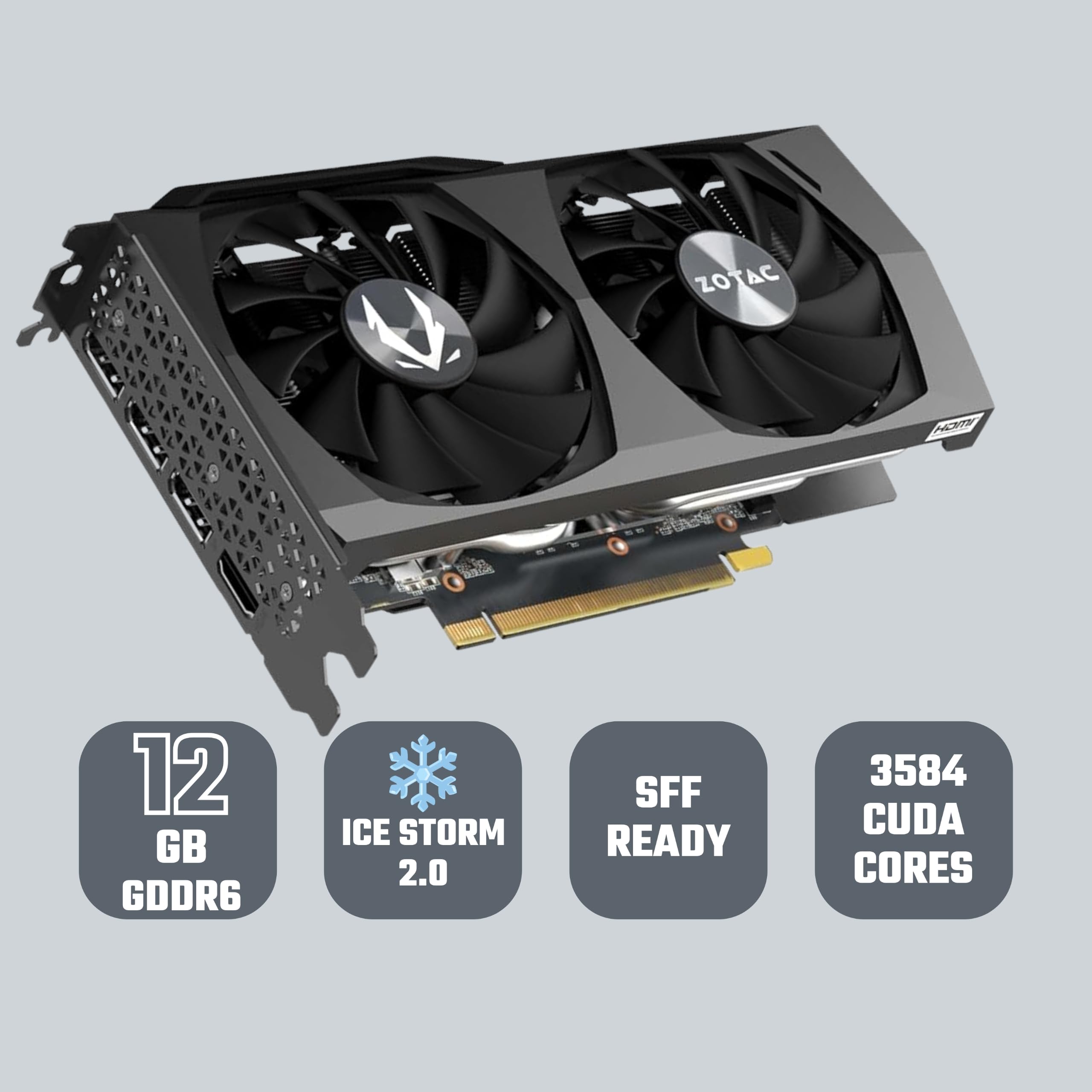 ZOTAC GeForce RTX 3060 Twin Edge 12GB×２台 Amazon.in: Buy ZOTAC Gaming GeForce RTX 3060 Twin Edge Graphics