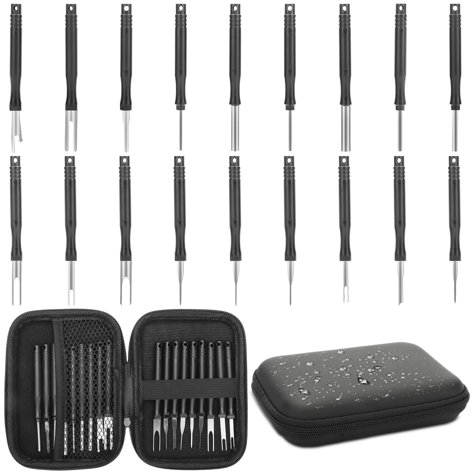 Sponsored Ad – 18PCS Upgraded Terminal Removal Tool Kit, Pin Extractor Tool Set, Automotive Auto Electrical Connectors, Terminals Pins Puller Repair Removal Tools