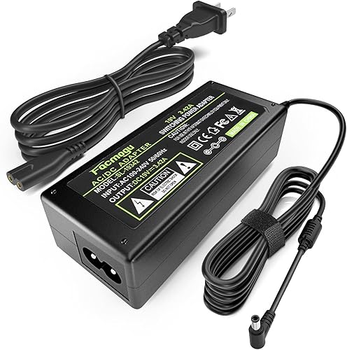 Miniatura 9 de Facmogu Fuente de alimentación CC 19V 3.42A, 65 vatios 100-240V CA a CC 19 voltios, convertidor de adaptador de corriente, enchufe de CC de 0.217 x