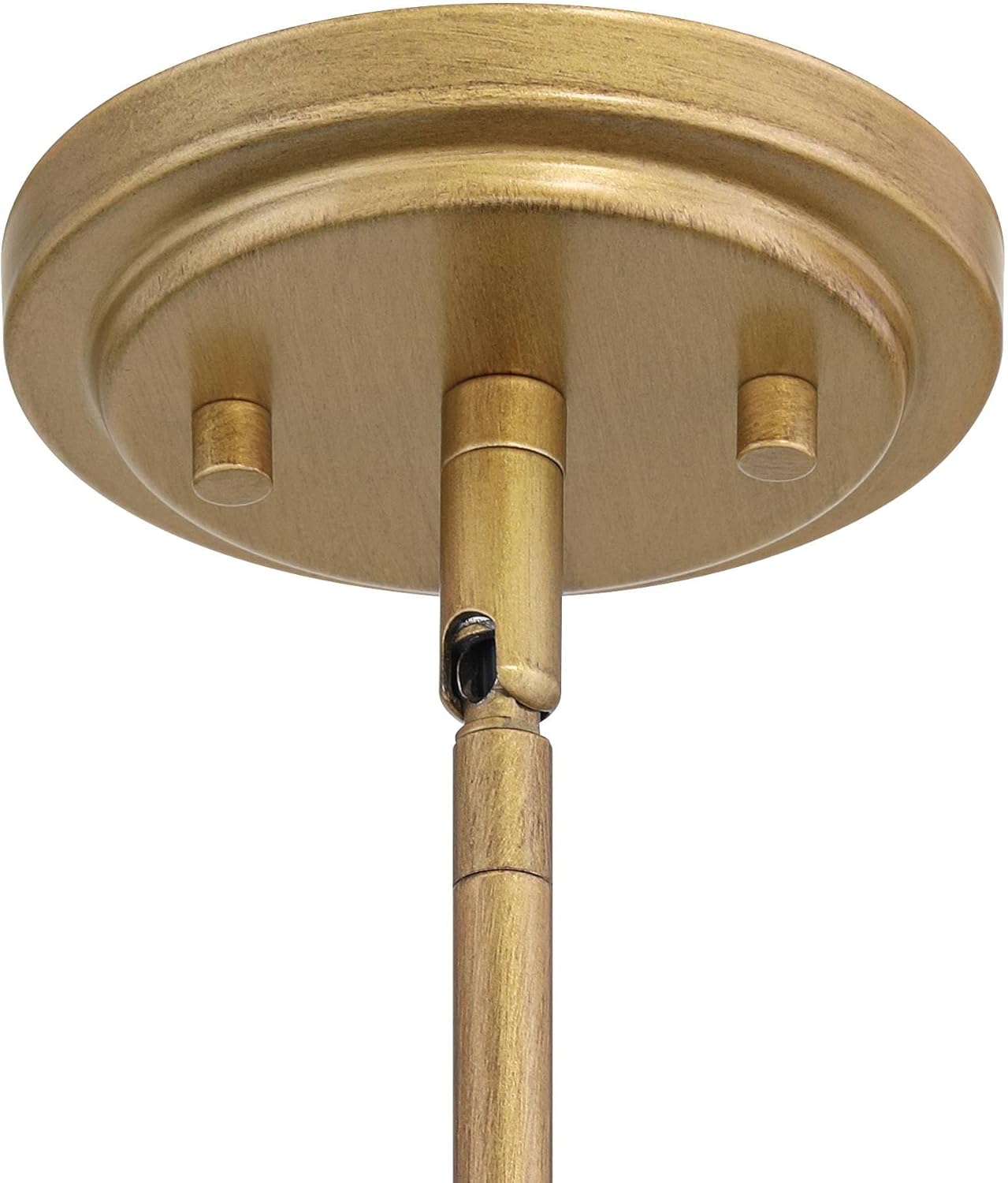 Possini Euro Design Curry 10" Modern Industrial Pendant Ceiling Light Fixture Dining Room Over Table Kitchen Island Foyer Hanging Black Gold Finish Metal Hallway Entryway Living Room Indoor Mini