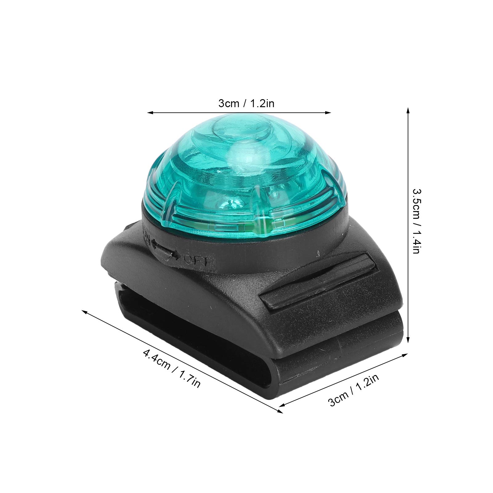Lampka LED dla Zwierząt, Wodoodporna Konstrukcja o Wysokiej Dokładności, Lampa Bezpieczeństwa Wysoka Transmisja Światła, Szeroki Kąt Widzenia, Obroża dla Psa