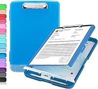 Vista 15 de Sooez - Sujetapapeles de documentos clínicos con almacenamiento, sujetapapeles de plástico resistente, de alta capacidad, con soporte para bolígrafo