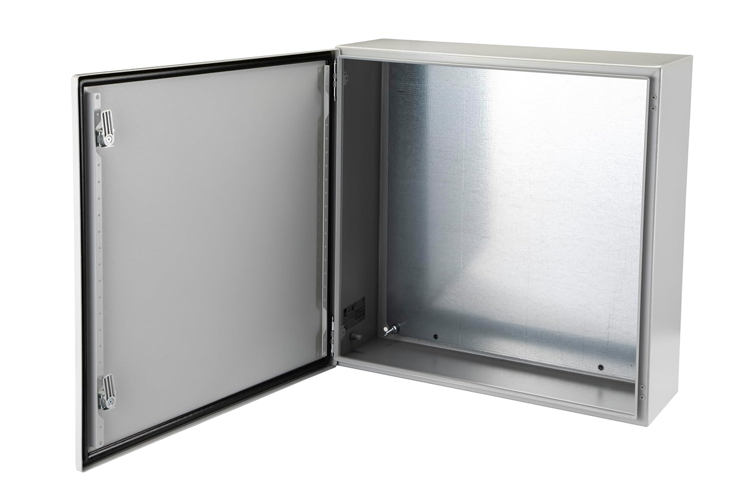 Rittal 1060.250, WM wall-mounted enclosure, Single Door, Carbon Steel, 23.6" Height x 23.6" Width x 8.27" Depth