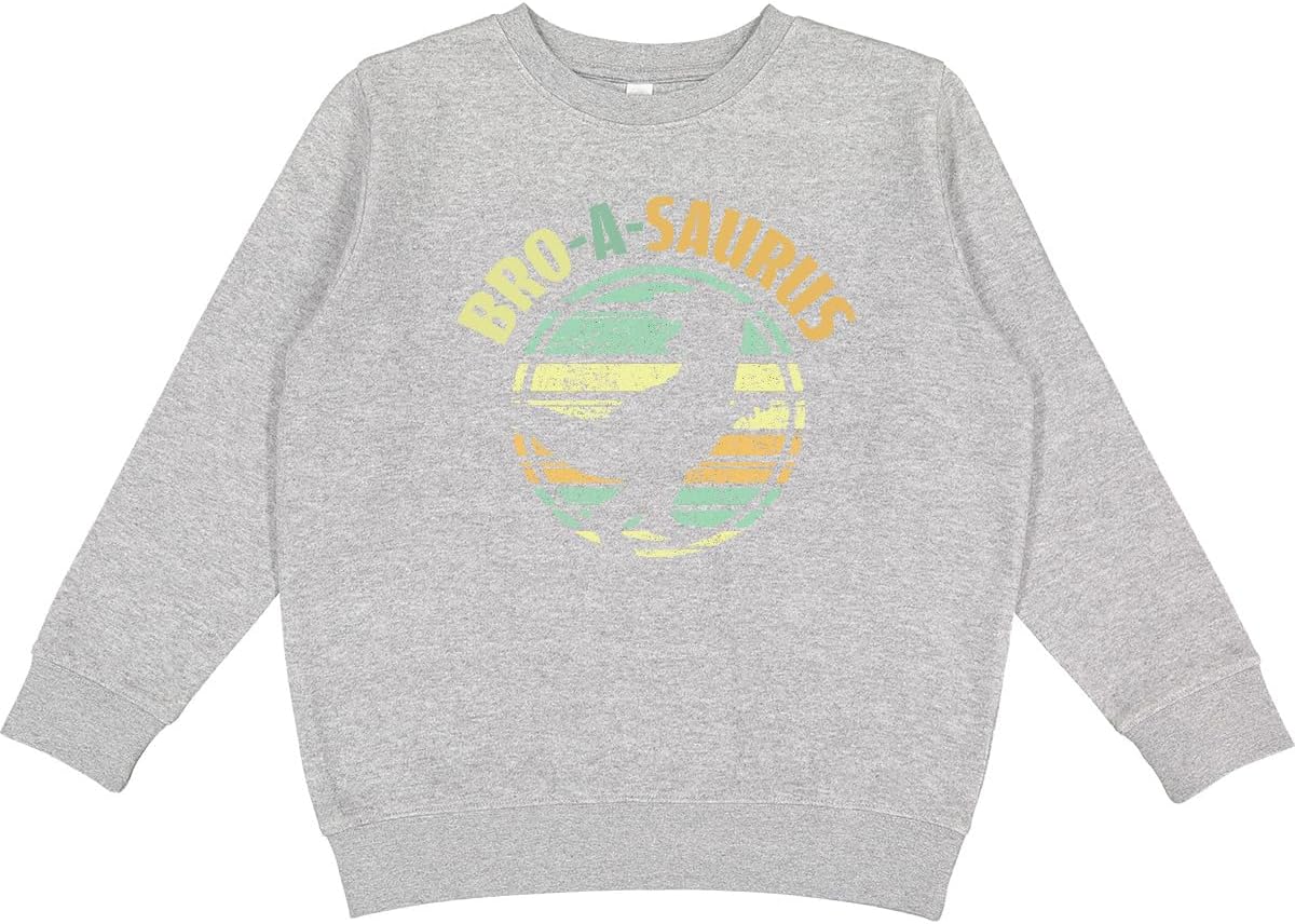inktastic Bro-A-Saurus Youth Sweatshirt