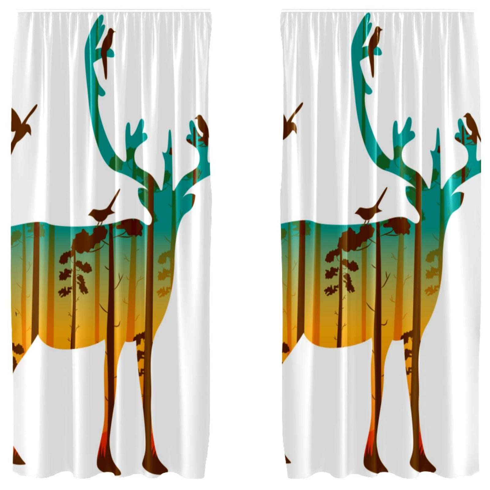Rideaux occultants Caribou 140x213 cm isolants pour un sommeil réparateur