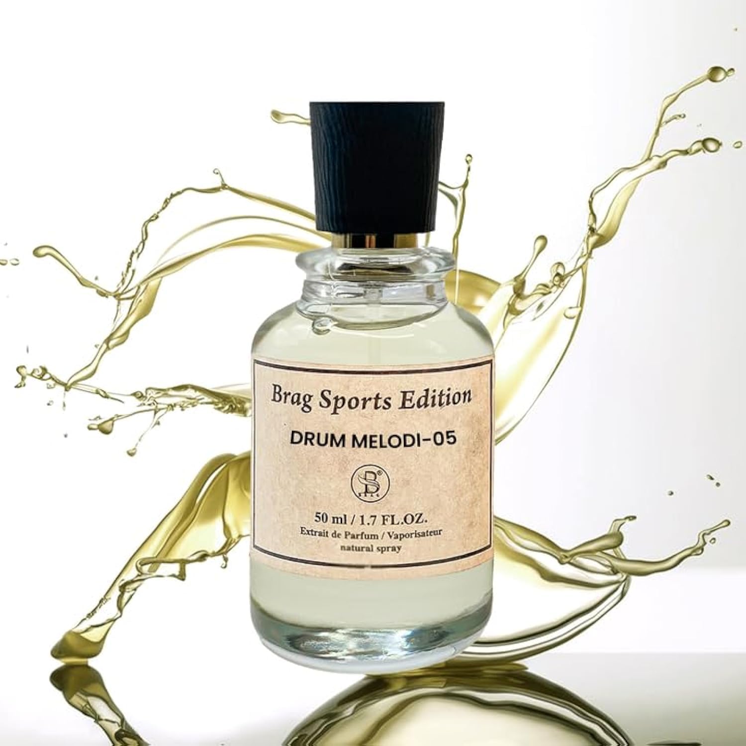 B BRAGSports Edition Drum Melodi-05 Extrait De Parfum | Fresh, Citrus & Musk Perfumes for Men | Long Lasting Arabic Perfume for Daily Use | Bold Scent for Modern Men 1.7 OZ | عطور للرجال