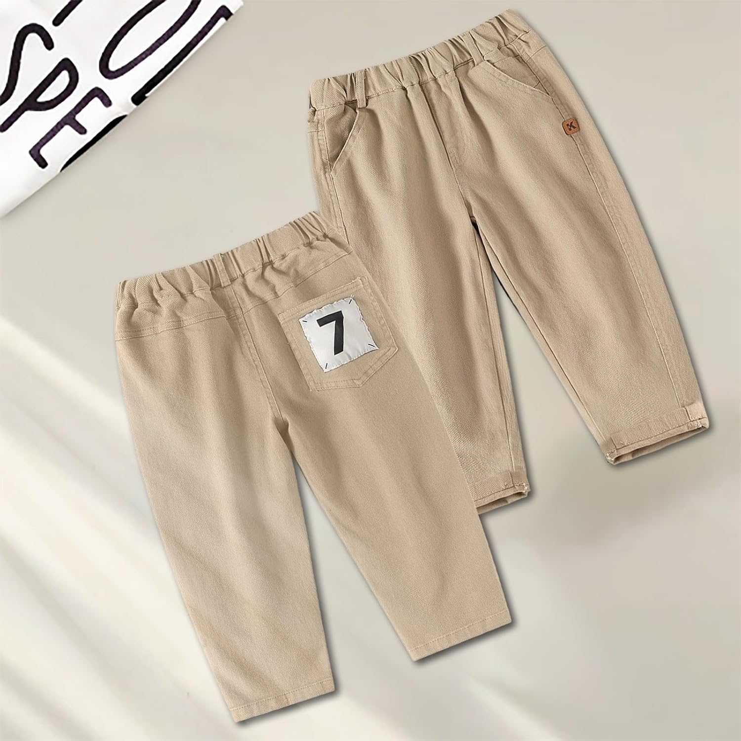 Boys Pants for Everyday Wear Comfortable Casual Trousers Ideal for School and Outdoor Activities Elastic Waist
