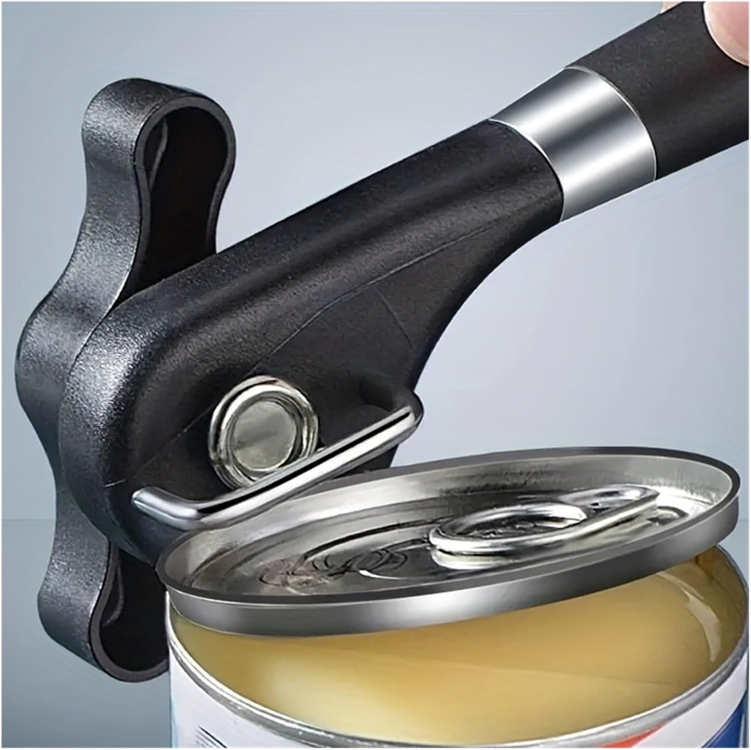 1/2pcs Kitchen Plastic Manual Can Opener Small Tool Side Cut Suitable For Opening LIDS(2pcs)