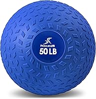 Vista 8 de ProsourceFit Slam Medicine Balls 5, 10, 15, 20, 25, 30, 50lbs Smooth and Tread Textured Grip Dead Weight Balls for Strength and Conditioning Azul