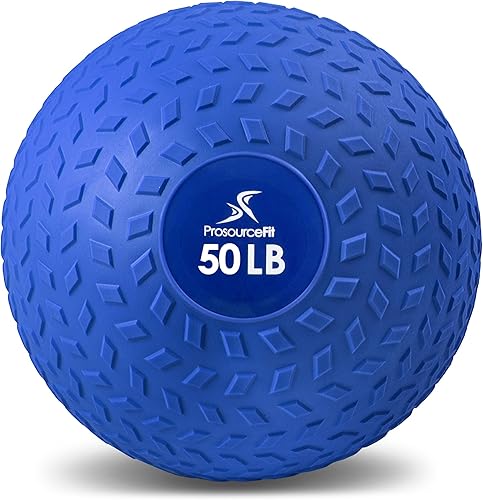 Miniatura 8 de ProsourceFit Slam Medicine Balls Tread Textured Grip Dead Weight Balls for Cross Training, Strength and Conditioning Exercises, Cardio and Core