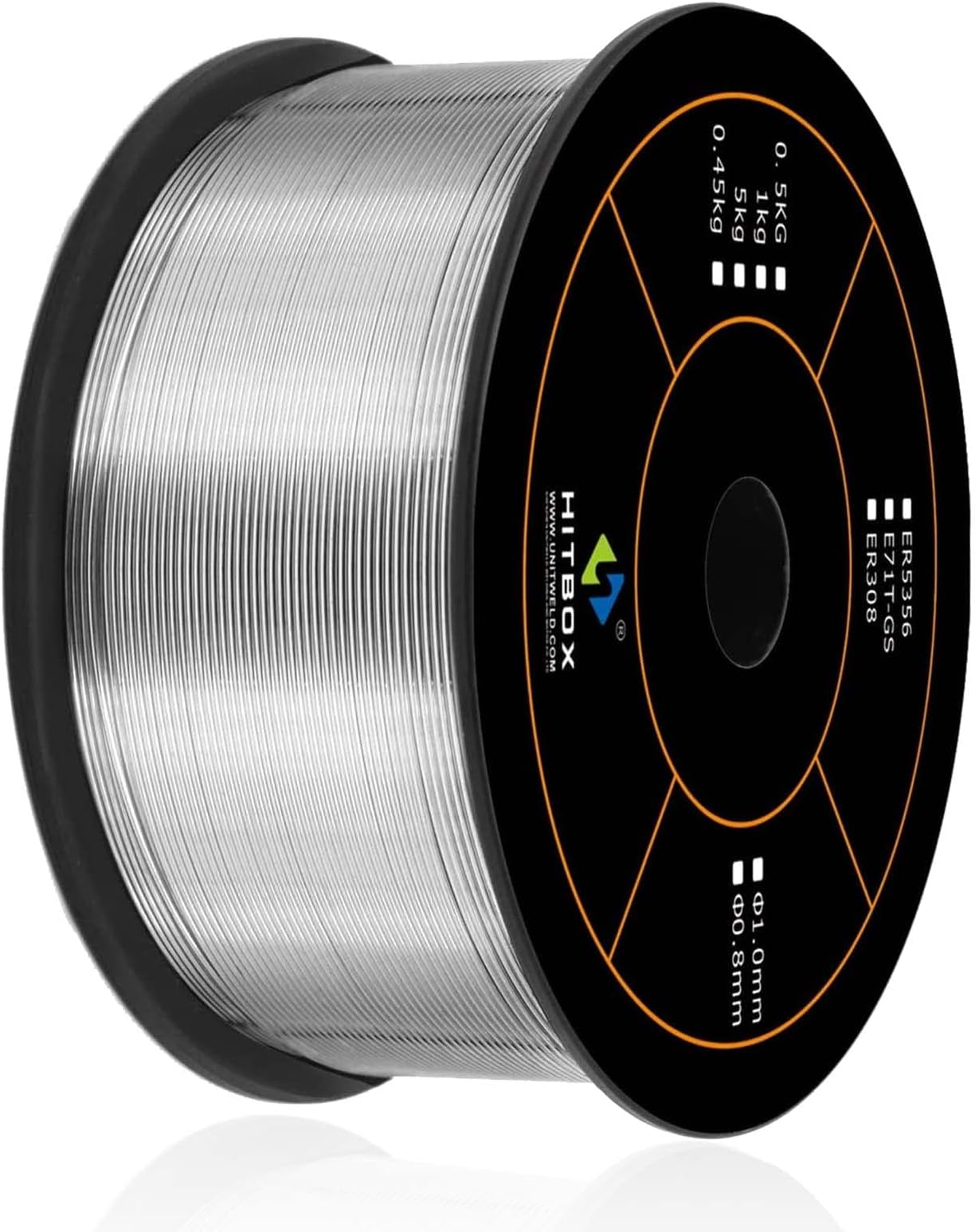 1KG 1.0MM Flux Cored Wires E71T-GS Welding Wire for MIG Welder Welding Wires Without Gas Self Shielded Gasless Welding Wire for Welding Stainless Steel