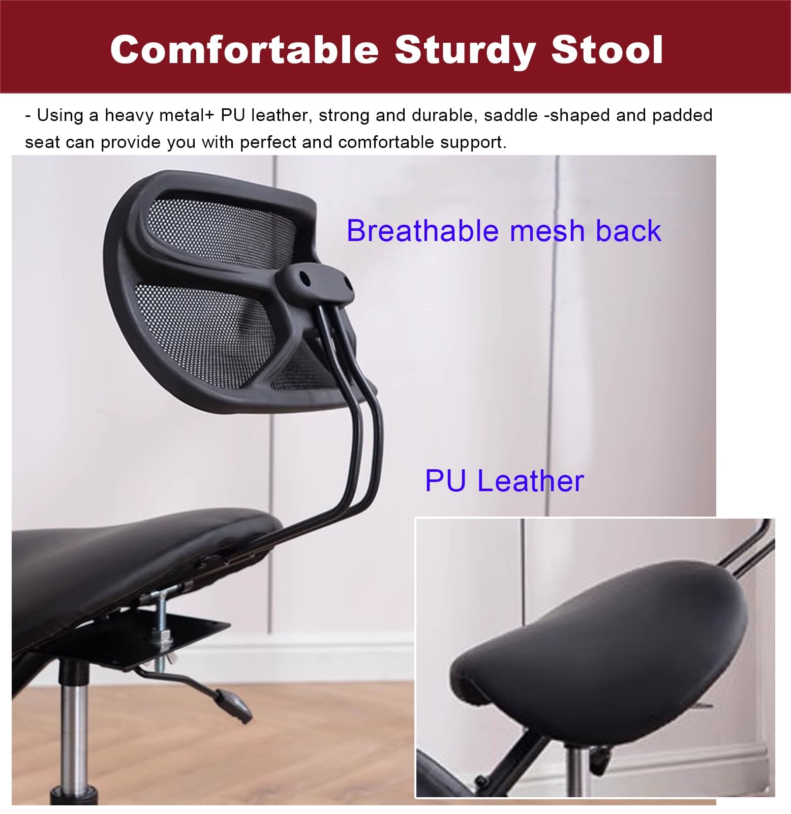 Amazon.co.jp: サドルチェア プロのひざまずく椅子のサドル