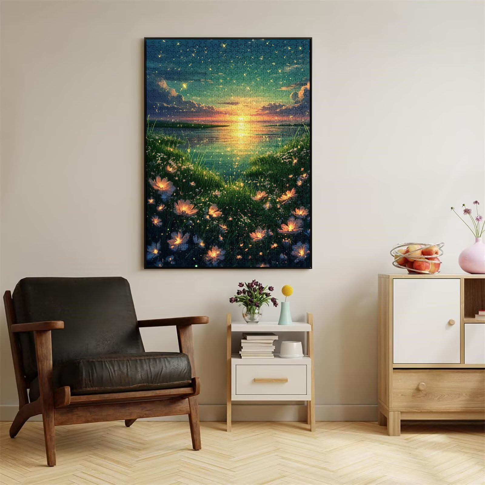Traum Puzzle 3000 Teile See Puzzle Erwachsene, Holzpuzzle Erwachsene, DIY Groß Puzzelmatten, Premium Quality Klassische Wooden Jigsaw, Holzpuzzle ab 14 Jahren für Jungen, Geschenke Mädche S-815
