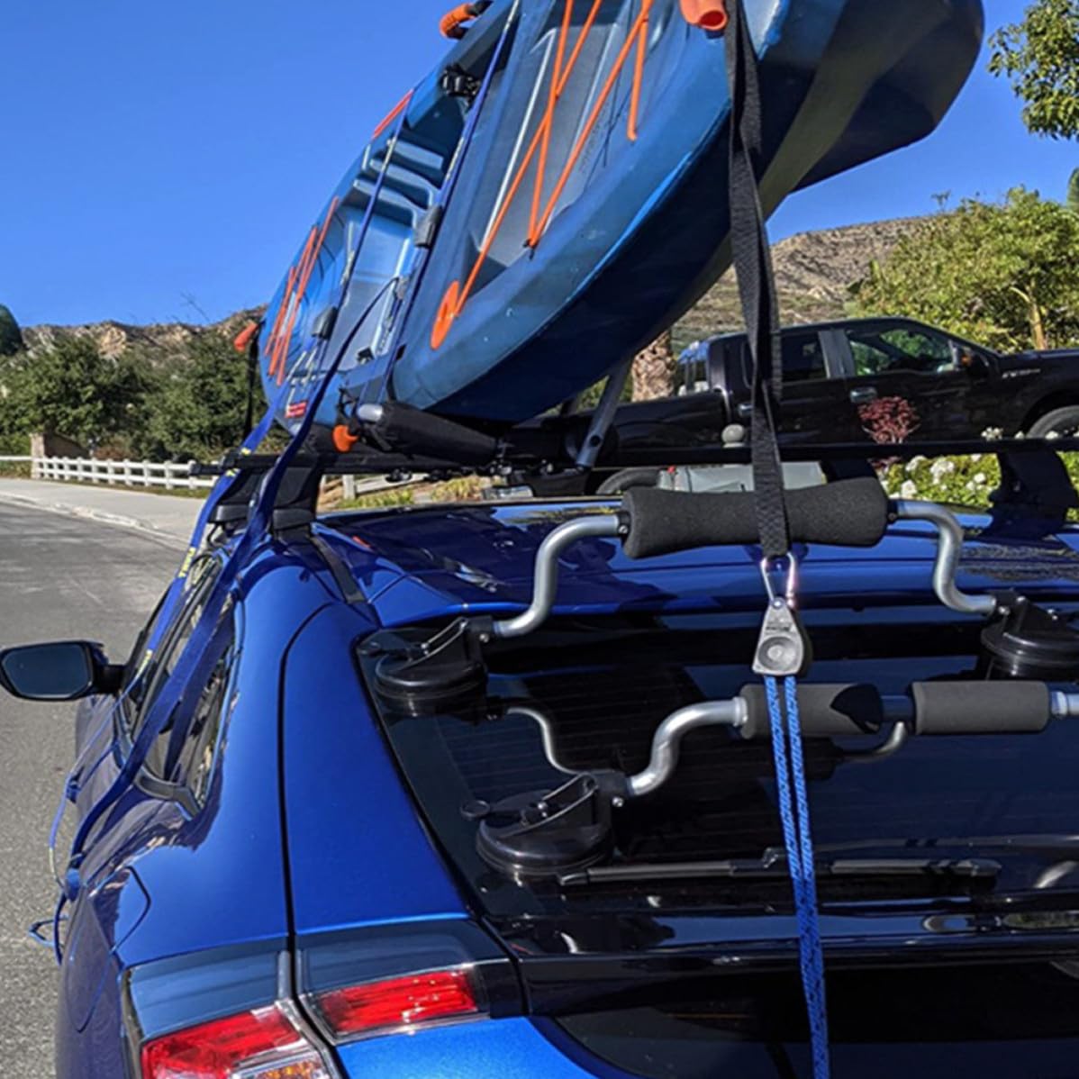 Rodillo con Ventosa para Kayak y Tabla de Surf, Soporte de Aleación de Aluminio con Almohadillas Protectoras, Asistencia de Carga para Techo de Coche, Capacidad Máxima 40kg