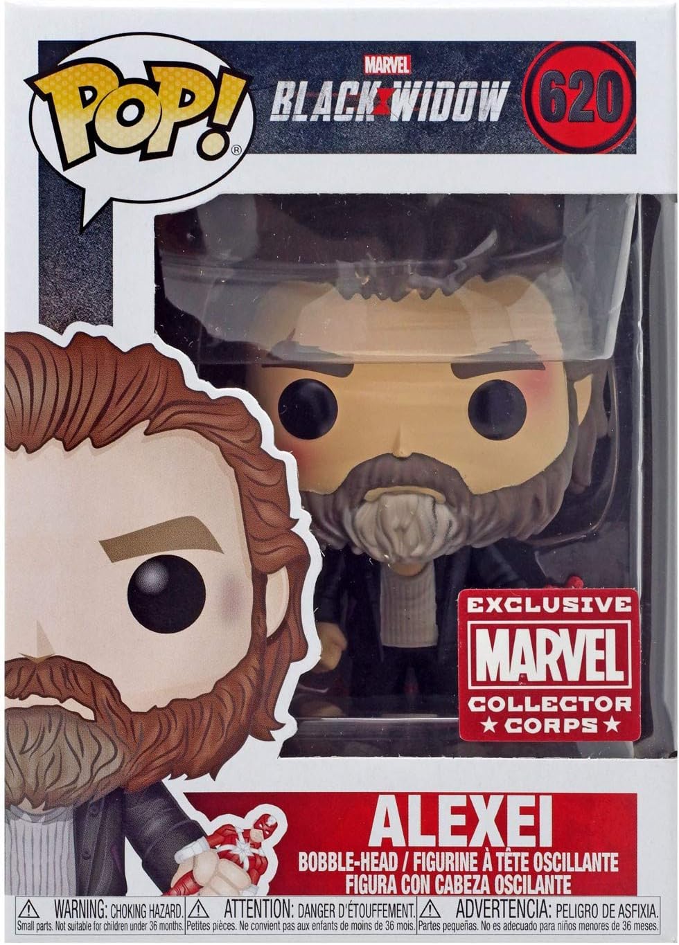 Pop! Marvel: Black Widow - Alexei 620 Collector Corps