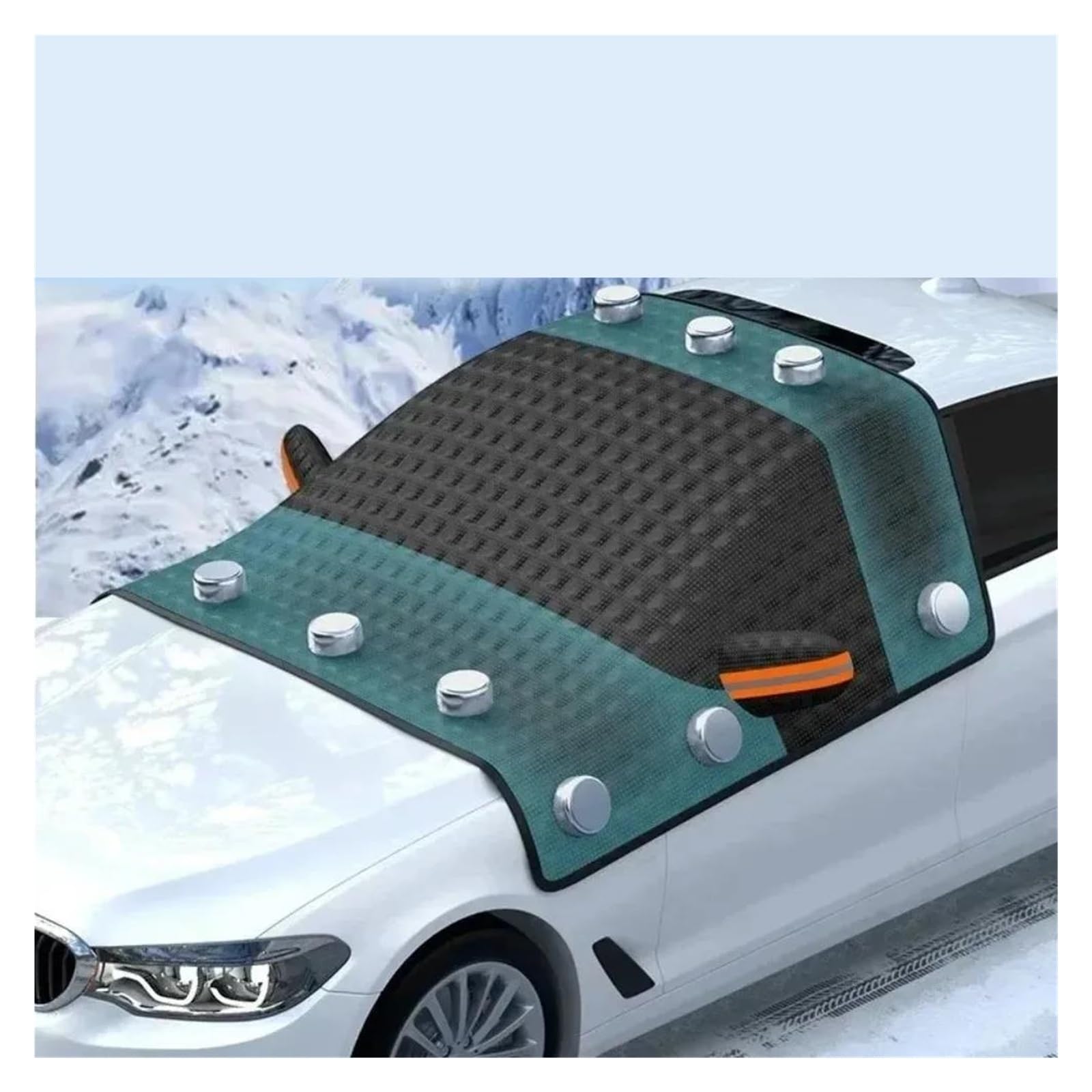 Telo Parabrezza Auto Antigelo Parabrezza per Auto, paraneve, Parasole Invernale per Esterni, Parasole per Parabrezza Automatico antighiaccio