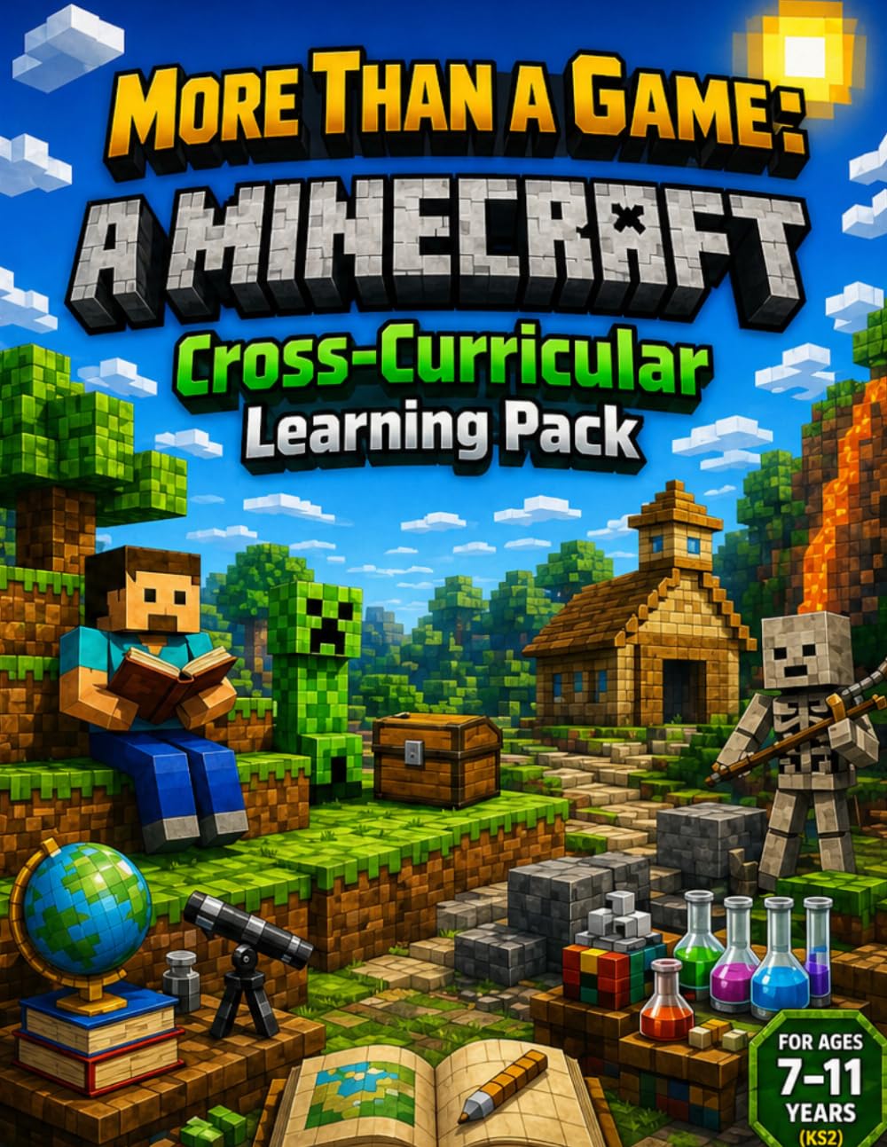 More Than A Game: A Minecraft Cross Curricular Learning Pack (Spark and Focus Learning Packs)