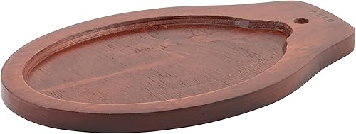 Miniatura 3 de Winco FS-2 - Juego de servidor Fajita de hierro fundido de 2 piezas, negro, marrón, mediano