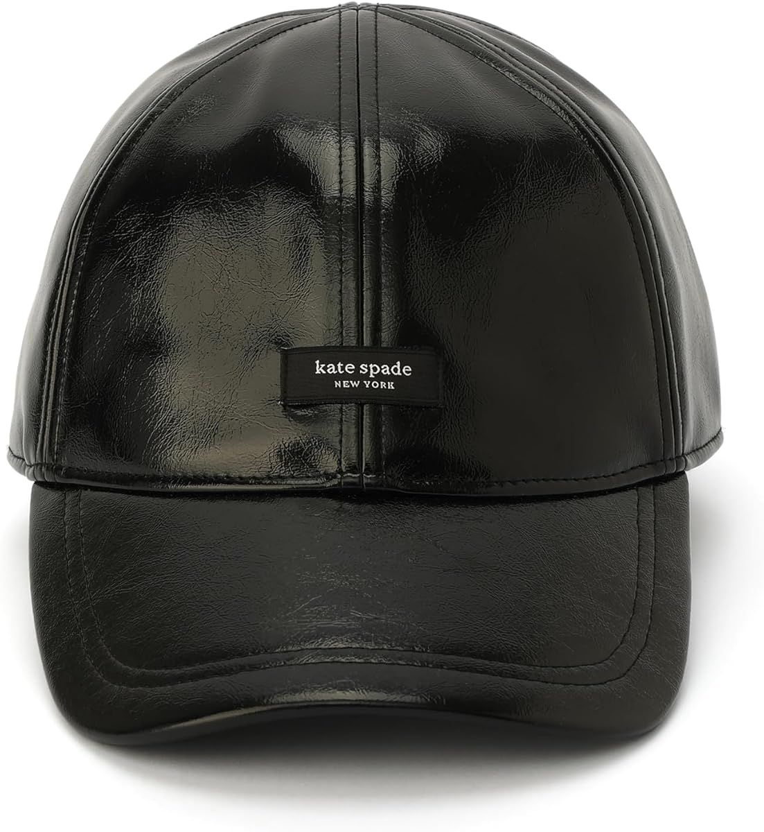 Kate Spade Sam Label - Gorra de béisbol para mujer, elegante accesorio de moda para mujer, color negro, OS
