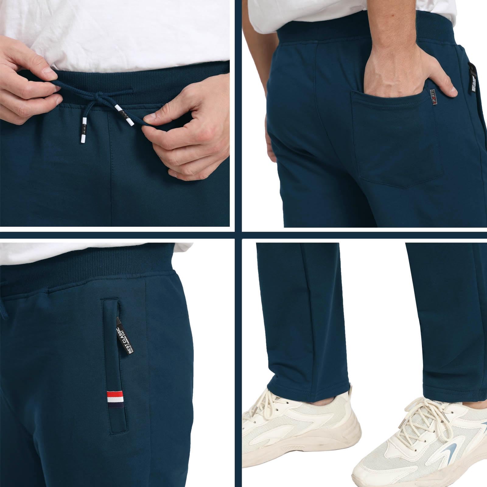 JustSun Pantalon Chandal Hombre Algodon Deporte Pantalones